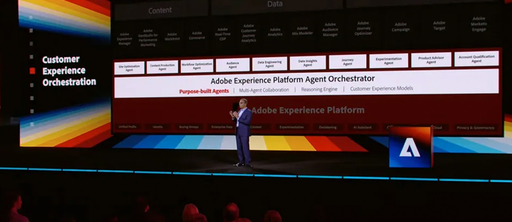 Adobe experience platform presentation photo from adobe summit 2025