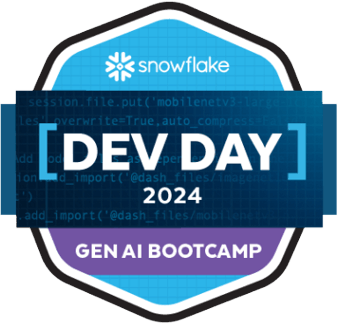 snowflake-gen-ai-badge Snowflake Gen AI badge