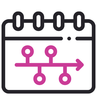 VoC strategy step 4 Timeline Rollout Icon