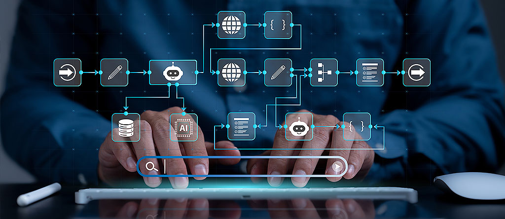 Multi-agent orchestration visual mapping in single interface
