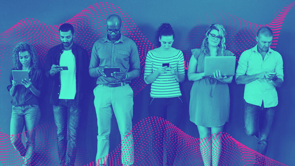 Behavioral Data: Finding the Friction in CX header showing people on various devices